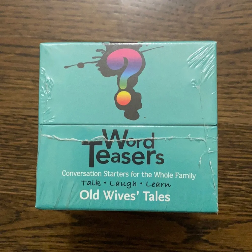 NEW Word Teasers Conversation Starters for Whole Family Old Wives Tales